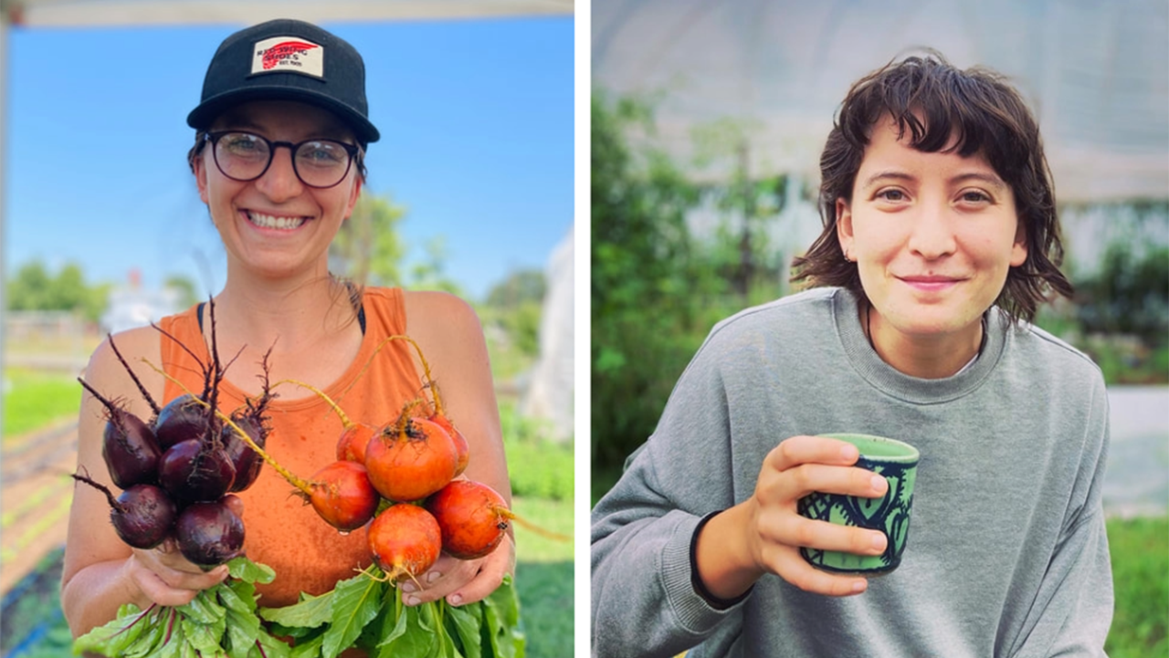 Elyssa and Cory Eull of the California Street Farm.