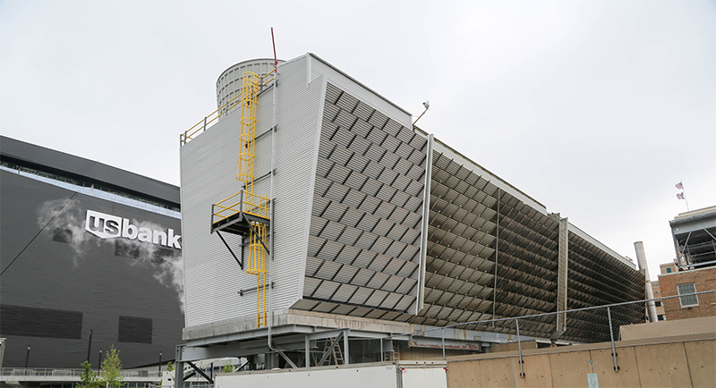 photo of the outside of the energy center building