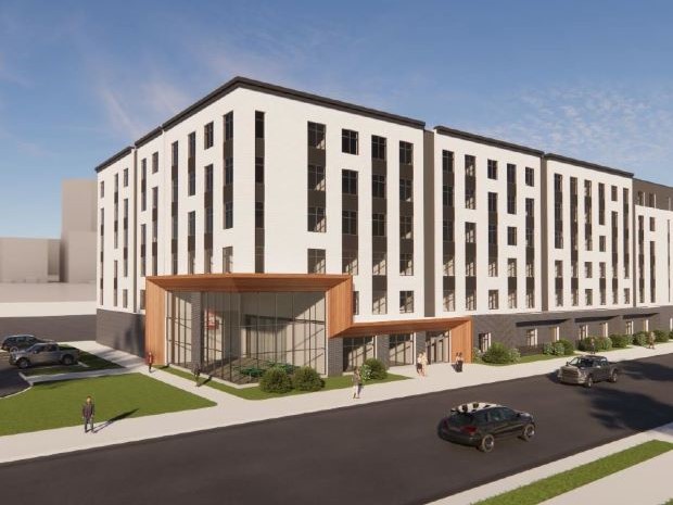 An illustration of the Zaria Development planned for 3030 Nicollet.