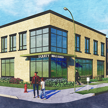 Artistic rendering of equity matters project