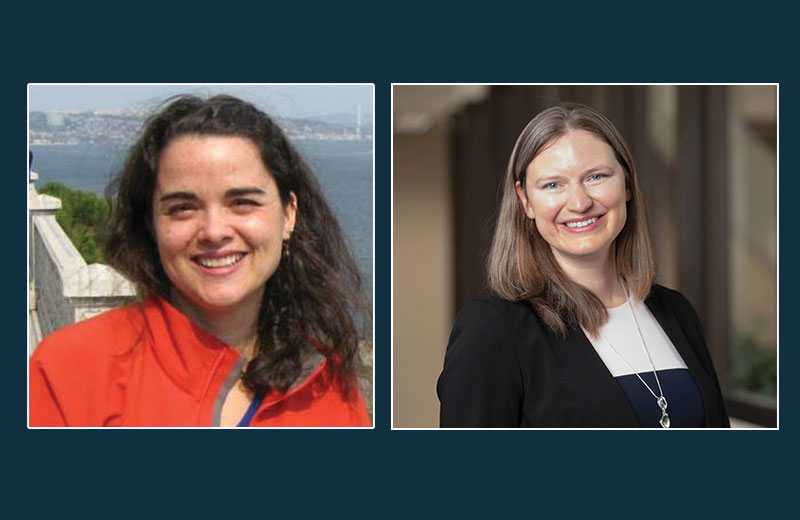 headshots of two women