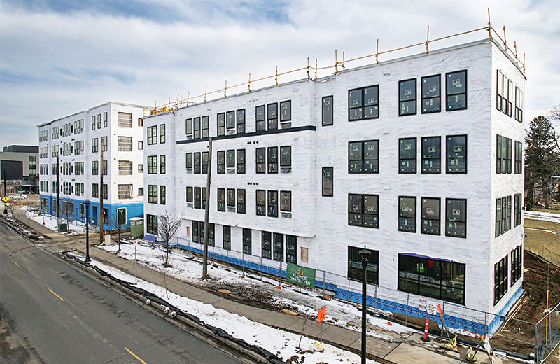 building outside under construction