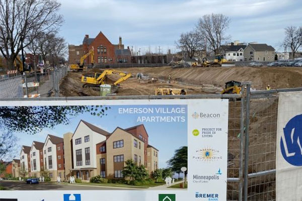 emerson village building under construction