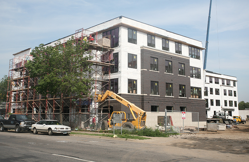 housing building being built